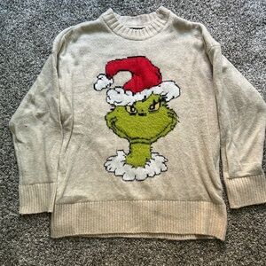 American Eagle Grinch Knit Pullover
